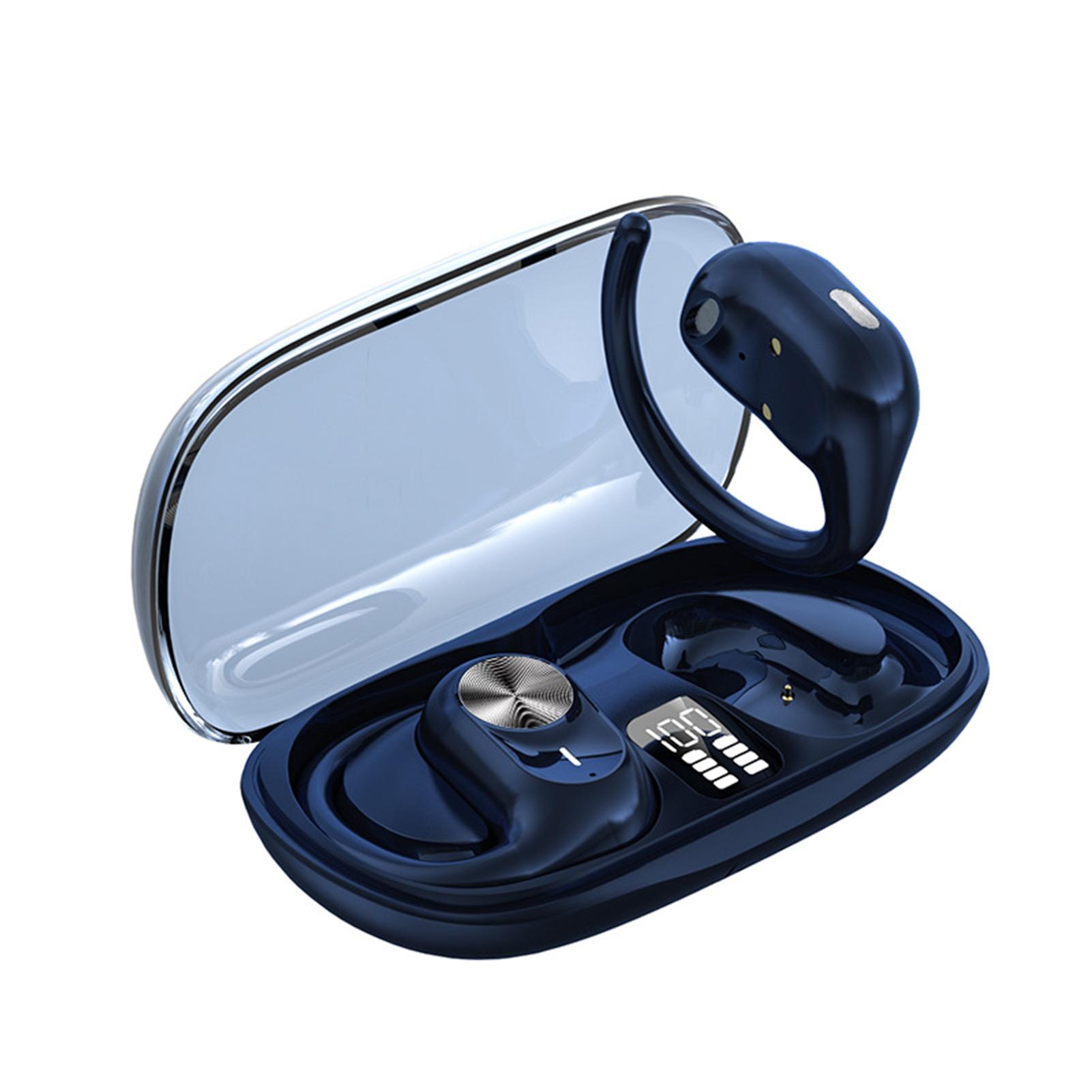 

Non-Insertion Earrings Wireless Bluetooth Earphone Earphone Bone-Earrings Bluetooth Earphones High-quality Wireless earphone синий