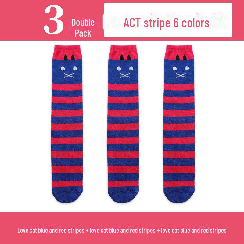 Șosete înalte până la genunchi pentru fete de primăvară și toamnă - șosete de vițel cu tub mijlociu pentru copii și bebeluși