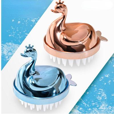 Testa in silicone per massaggiatore per il corpo, shampoo, massaggio al cuoio capelluto, spazzola per capelli, pettine per lavaggio del corpo, spazzola per doccia