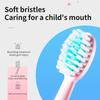 Children's Electric Toothbrush Colorful Cartoon With Replacement Heads Ultrasonic Rechargeable Teeth Cleaning Brush For Kids