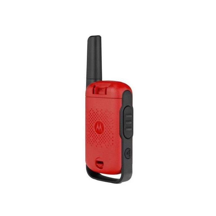 Talkies Walkies Motorola Rouge T42 - Portée 4 Km - 16 Canaux - Affichage LCD