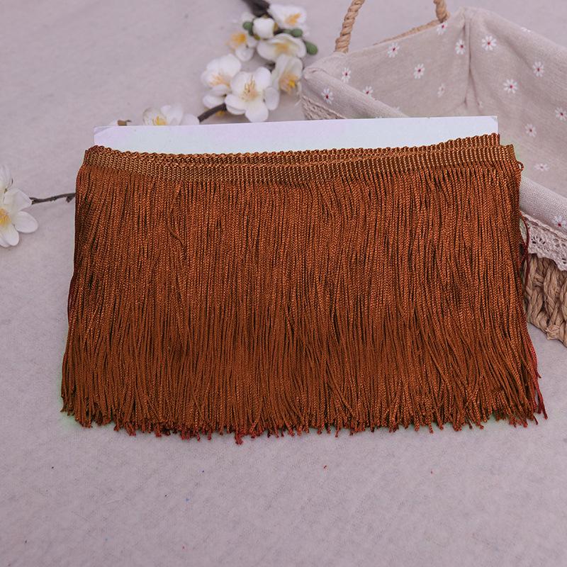 Polyester Fringe Tassel Trim (10-20cm) for Stage Costumes, Curtains, Carpets, and Lace Decorations