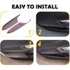 CHEAYAR Interior Door Armrest Panel Trim Cover Compatible with Chevrolet Corvette C8 Stingray 2020-2023, ABS Plastic Inner Side Door Panel Strip