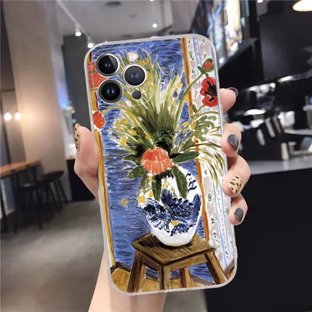 Henri Matisses Art Painting Phone Case For iPhone 15 14 11 12 13 Mini Pro XS Max Cover 6 7 8 Plus X XR SE 2020 Funda Shell