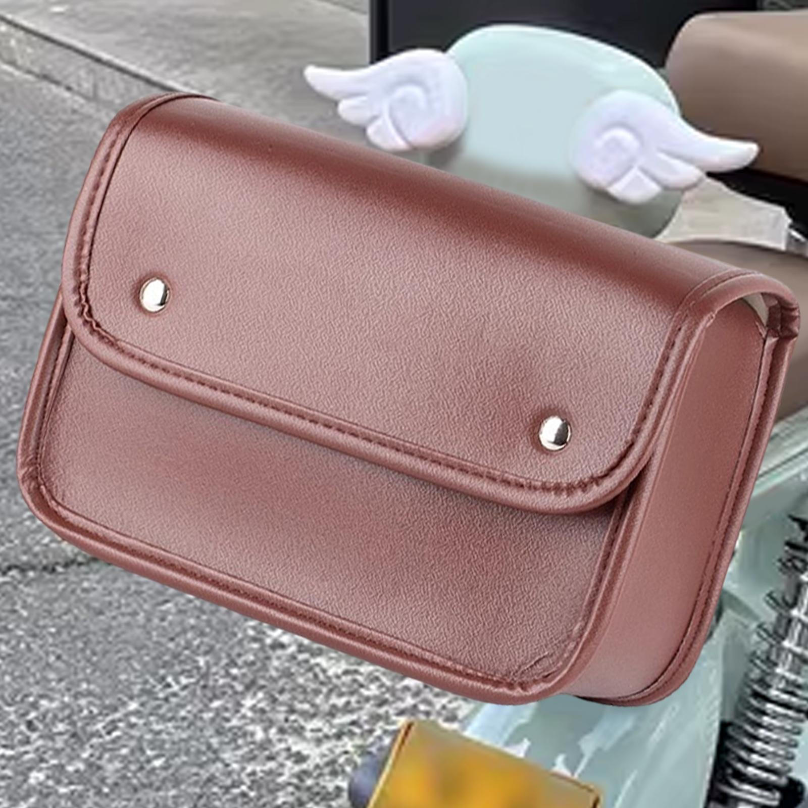 

Сумка для инструментов для велосипеда, скутера, боковая часть, устойчивая к царапинам, из искусственной кожи, переносные сумки, задняя часть для коричневый