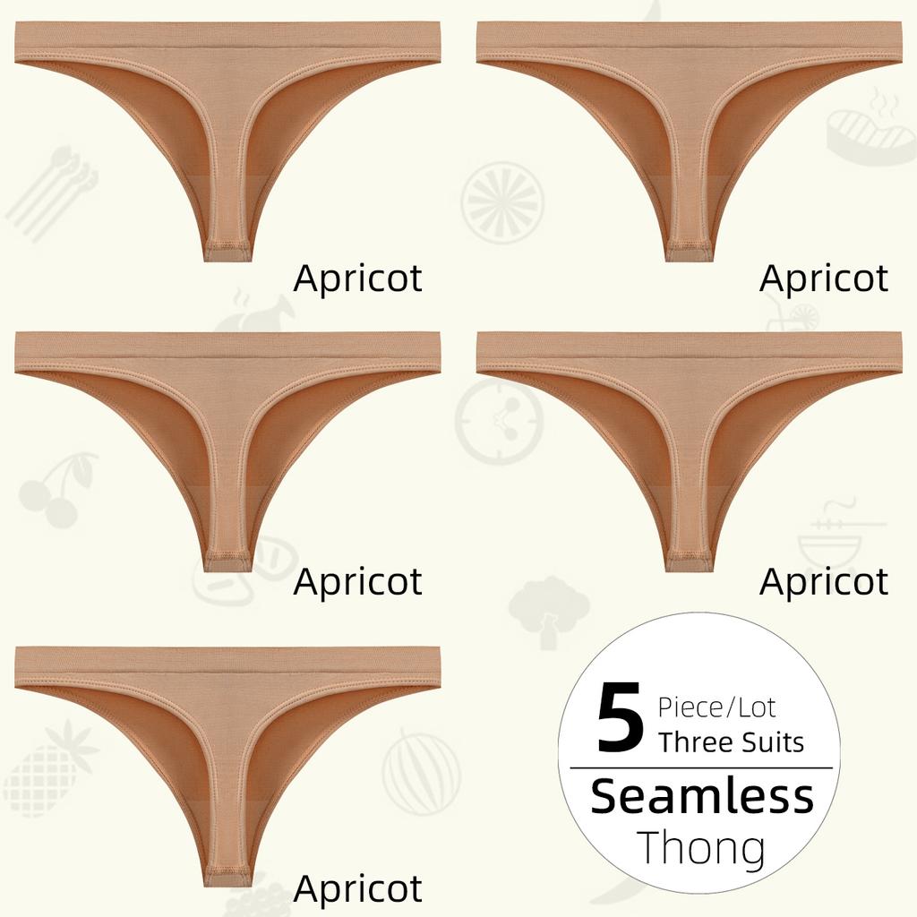 Low Waist Sexy Women Panties, Low Rise Thong Panties, Seamless T Back Women's Underwear #JS001
