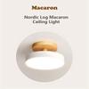 Modern Led Ceiling Lights Entrance Hallway Ceiling Lamps Balcony Wood Round Cloakroom Dining Room Study Bedroom Lighting