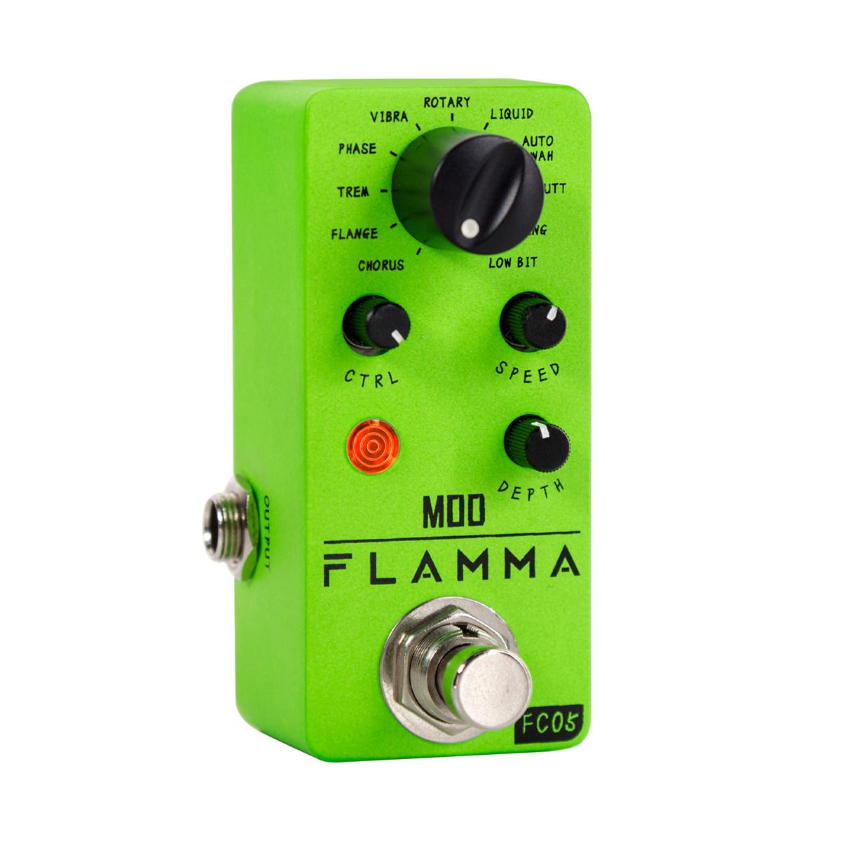 FLAMMA FC05 Modulation Multi Effects Pedal: 11 Versatile Modes (Chorus/Flanger/Phaser/Tremolo/Auto Wah Included)