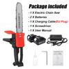 12 Inch 3500W Electric Saw Chainsaw with 2x22980mAh Battery Brushless Motor Rechargeable Wood Cutter For Makita Battery