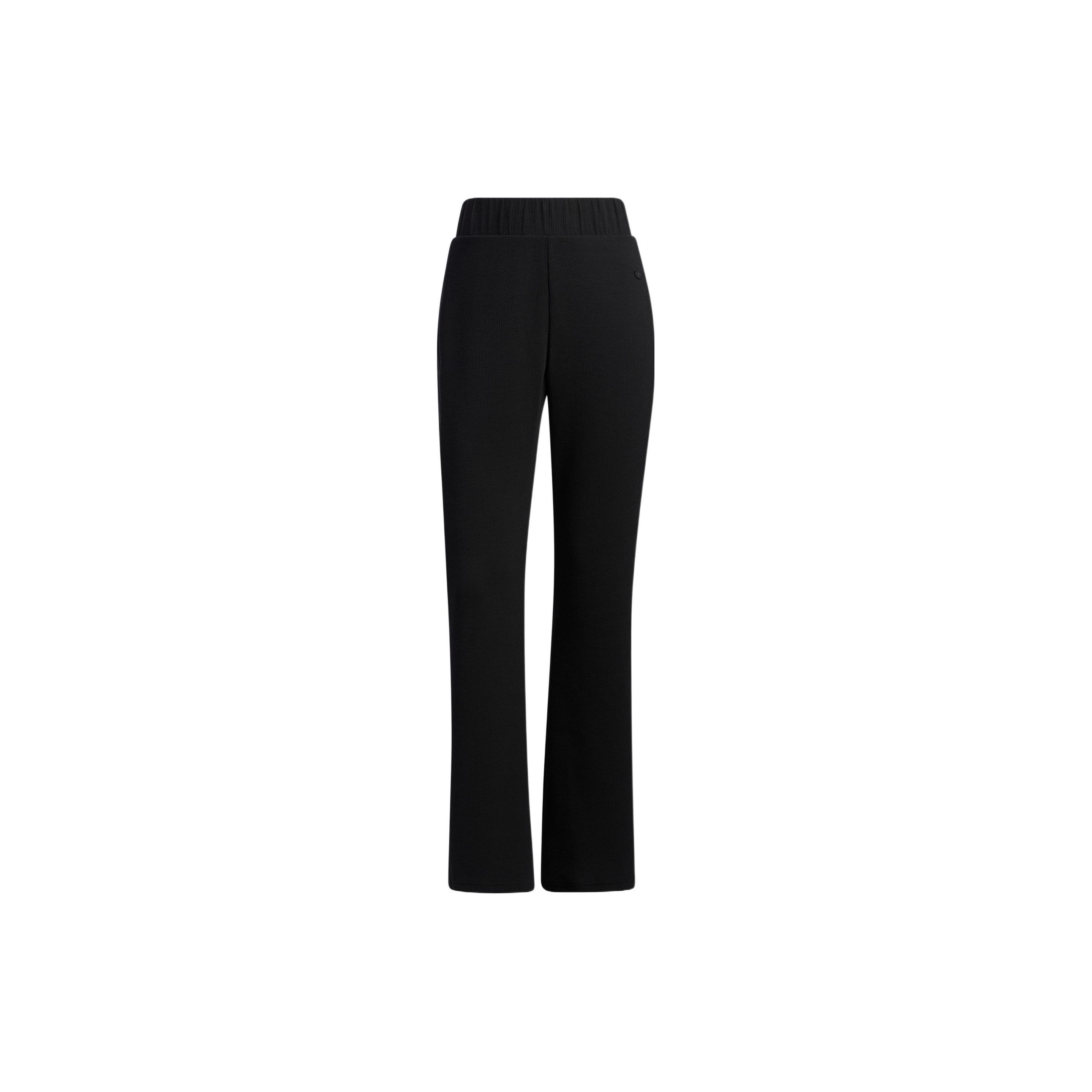 

adidas Originals Women s Black Flare Trousers HY1359 S
