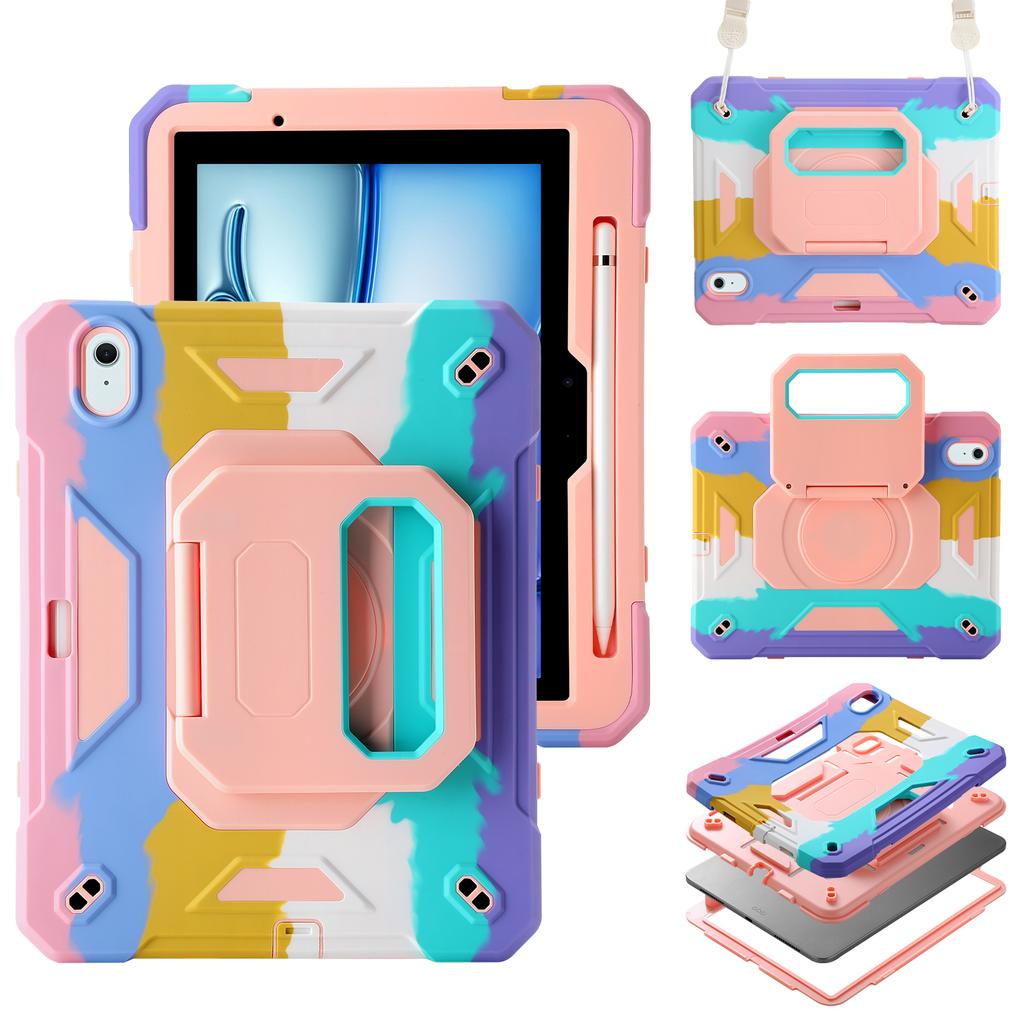 Case for IPad A19 A16 10th 11th 12th 7th 8th 9th 10.2 Pro 11 2024 2025 Air 11 M2 M3 Air 5 4 Shockproof Stand Kids Safe Cover