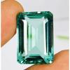 CERTIFIED 27 Ct Natural Santa Maria Blue Aquamarine Emerald Cut Nice Gemstone