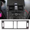 Carbon Fiber Center Console A C Air Vent Panel Trim Fit for Mercedes Benz C Class W204 05 12