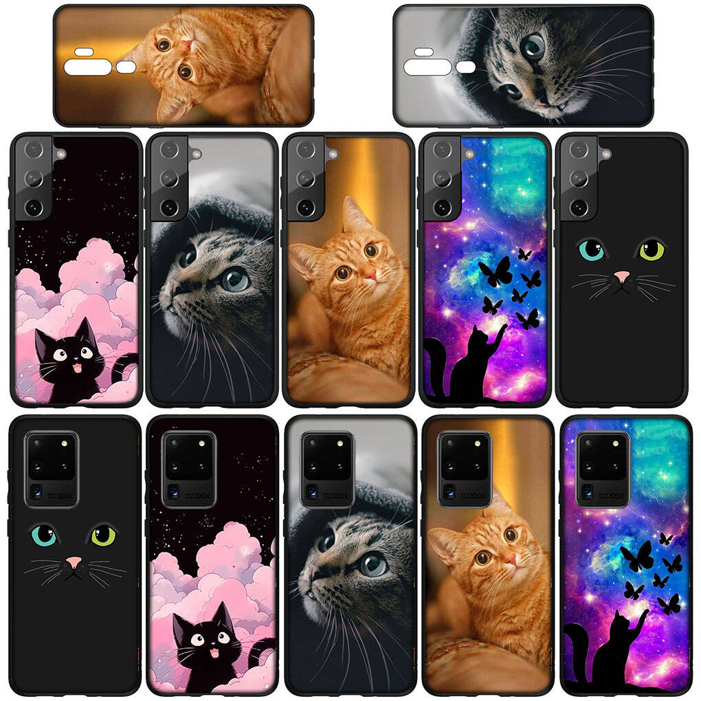 For Motorola Moto Edge 70 60 50 G54 G86 Samsung Galaxy S25 iPhone 17 16 15 Xiaomi Redmi Note 14 13 Pro Max Phone Case Cartoon Cat Meow Lovely Cover