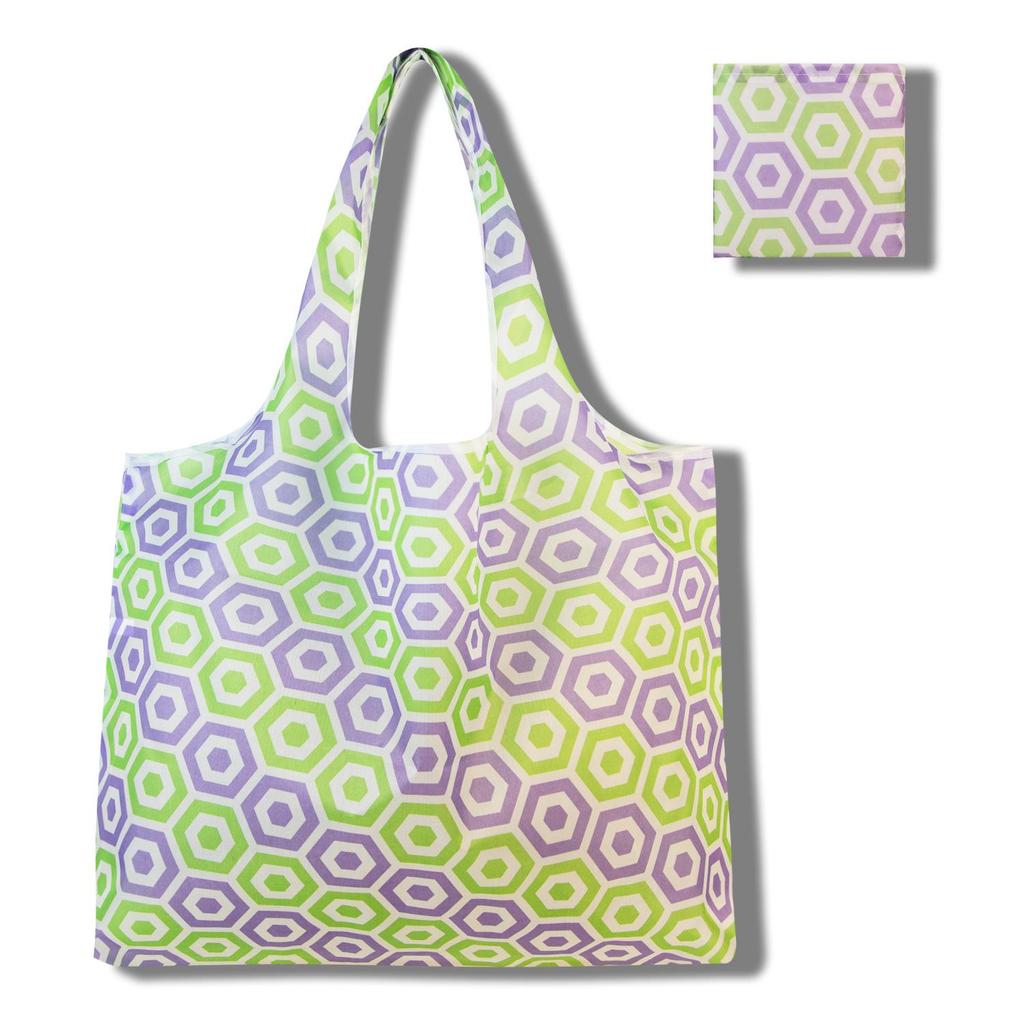 Large Cartoon Foldable Portable Shopping Bag, Large Capacity Tote Bag