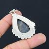 Anniversary Gift For Her Natural Gabbro Jasper Gemstone Pendant 925 Silver
