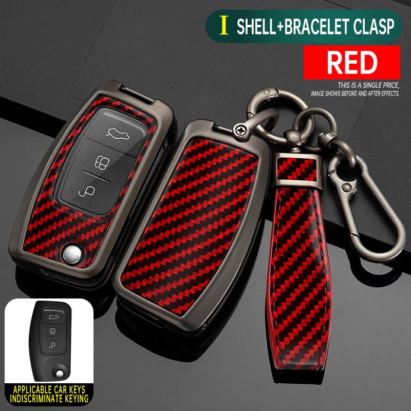 Car Key Case Cover for Ford Focus 2 3 MK3 Mk4 Mondeo Mk5 Mk4 Fiesta Mk8 MK3 MK7 Puma Explorer Ecosport Kuga C MAX Bronco Mustang