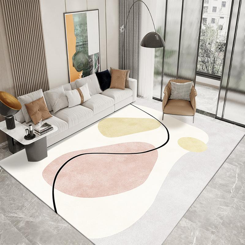 Modern Abstraction Living Room Decoration Carpet Nordic Style Rugs for Bedroom Non-slip Large Area Mat Home Washable Lounge Rug
