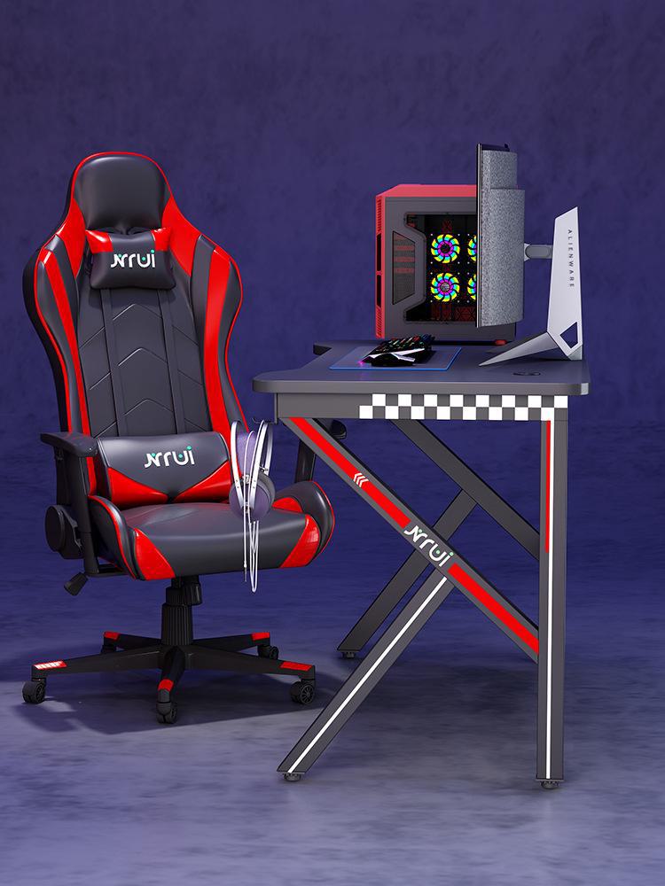 Gaming & Office Desk with Chair Set - Simple Design for Home or Study