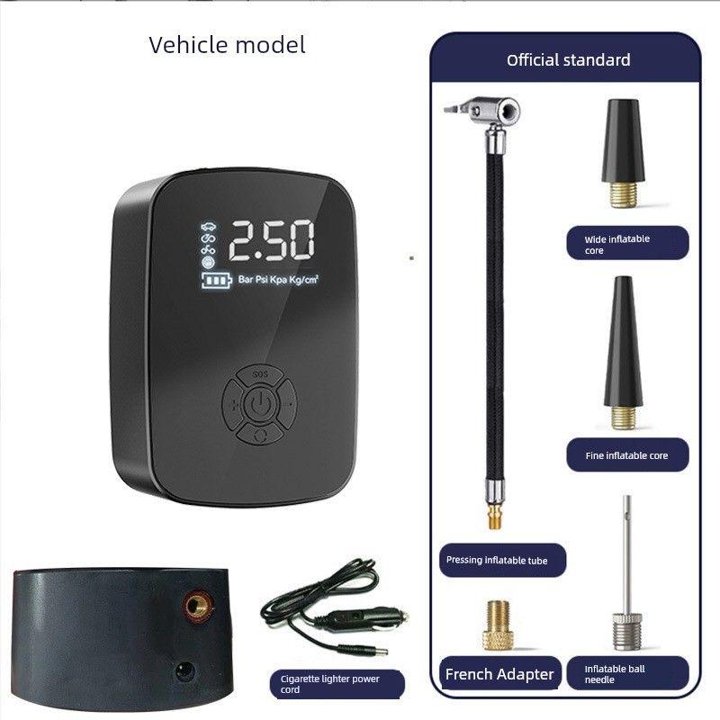 

Vehicle Air Pump Car Wireless Electric Blast Pump Multi-Function Portable Intelligent Digital Display Car Tire Tire Pump Car version