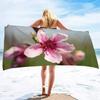 Peach Blossoms Quick Dry Sand Free Beach Towels Absorbent Bath Towels Extra Large Pool Towels for Swimming Bathroom Spa Pool