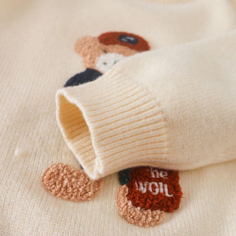 Kinder Pullover Frühling Winter Herbst Kleine Mädchen Kleidung Baby Outwear Pullover Kinder Cartoon Muster Bequeme Weihnachten Pullover