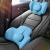 Memory Foam Car Seat Headrest and Lumbar Support Pillow Set