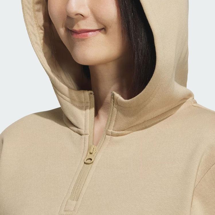 Adidas W Fustl Hoodie3 Sweatshirt Women's Light Khaki IM8982