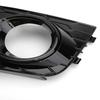 Pair Honeycomb Mesh Fog Light Open Vent Grill Intake For  A4 B8 2009-2012