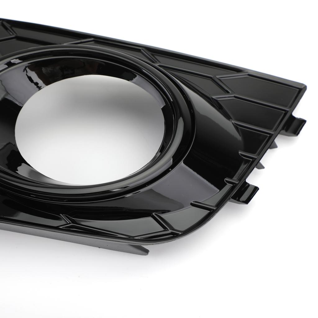 Pair Honeycomb Mesh Fog Light Open Vent Grill Intake For  A4 B8 2009-2012