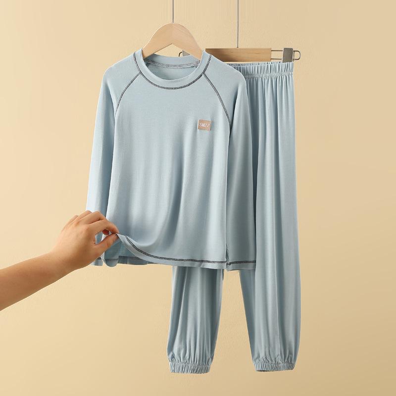 Pijama de Modal para Niños - Conjunto Ligero de Ropa para el Hogar para Niños Primavera/Otoño