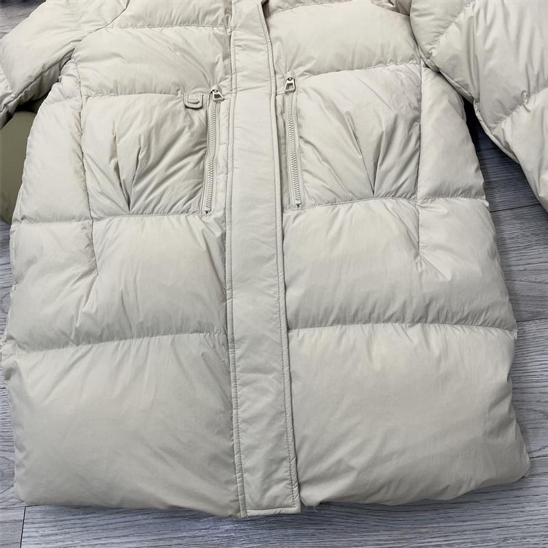 Autumn Winter Down Jacket Women's Mid Length Stand Up Collar Thickened Jackets