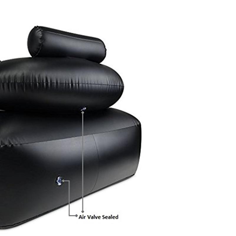 Nadmuchiwane poduszki Bondage Sofa z kajdankami do kostek Meble erotyczne Krzesło miłosne dla pary