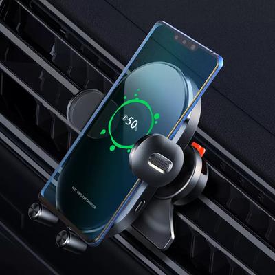 Carregador Sem Fio Suporte de Telefone para Carro Indução Infravermelha Inteligente Suporte para Celular Compatível Com Ios Android