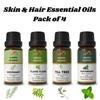 Ananta Skin & Hair Care Essential Oil Combo – Rosemary, Ylang Ylang, Tea Tree & Peppermint (4 X 10ml)