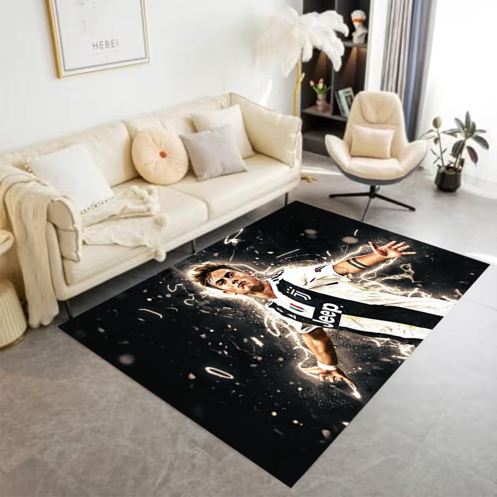 Juventus Celebration Moment Floor Rug Office Rug Suitable for Decorate Room Bedrooms Living Rooms Hallway Anti-slip Rug Decorate Offices