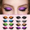 2 In 1 Eyeshadow Party Makeup Easy Use Reusable Self Adhesive With Eyelash Waterproof Eyeliner Sticker Cosmetic