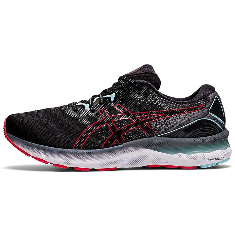 

New Asics Gel Nimbus 23 Black Electric Red 1011B004-007 41.5
