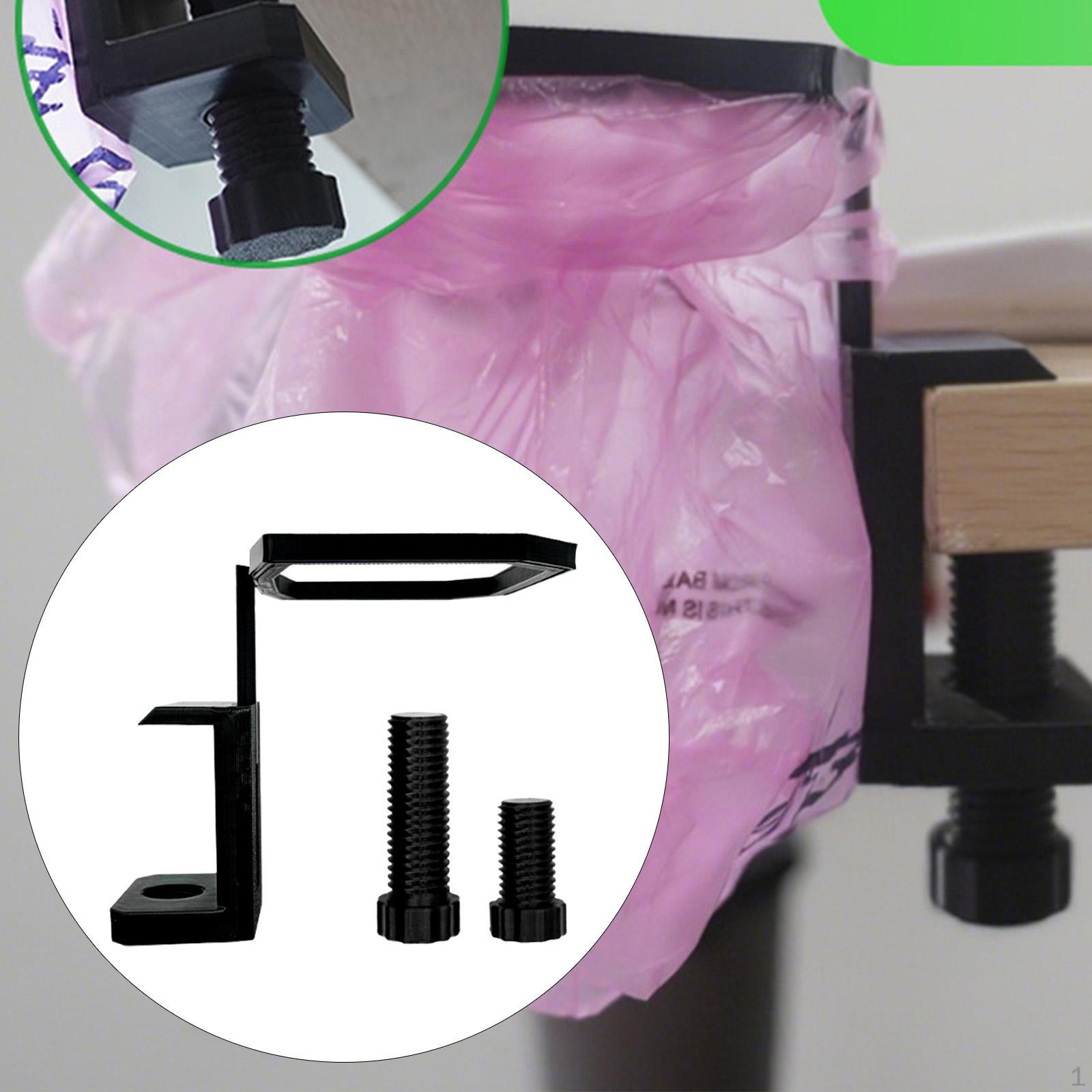 

Desktop Trash Bag Holder Garbage Hook Hanger Portable Table Mount for Bag, Camping Rv
