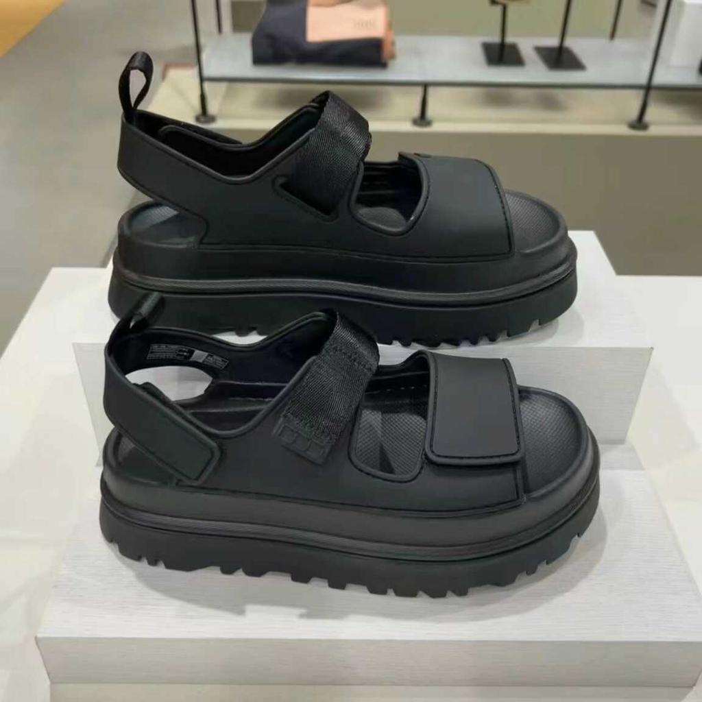 2024 Summer Comfortable Thick Bottom Open Toe Velcro Strap Fashion Sandals for Beach