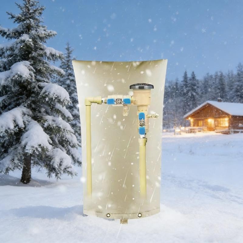 Outdoor Faucet Insulation Cover Standard Size 40x50cm Prevents Freezing In Cold Weather Using Durable Cloth