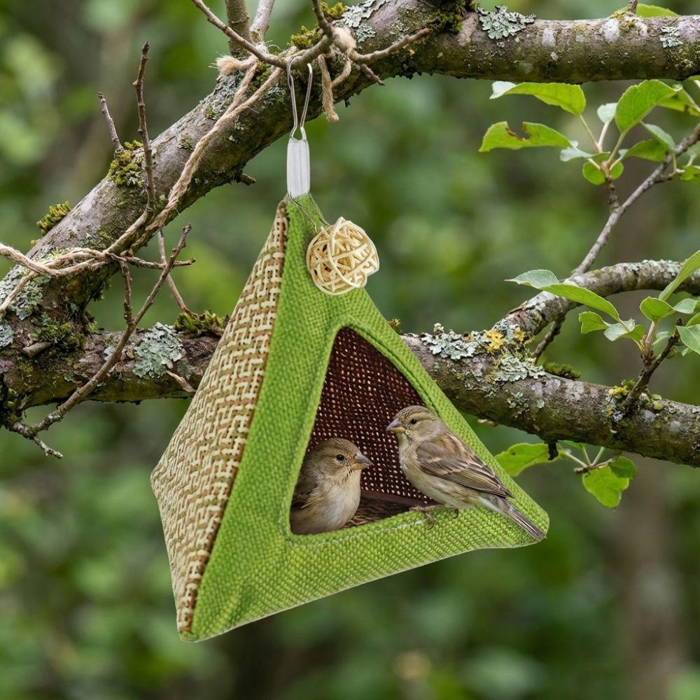 Dreieckiges Papageien Vogelhaus Atmungsaktives Netz Vogel Hängendes Zelt Vogel Hängematte Versteckhaus