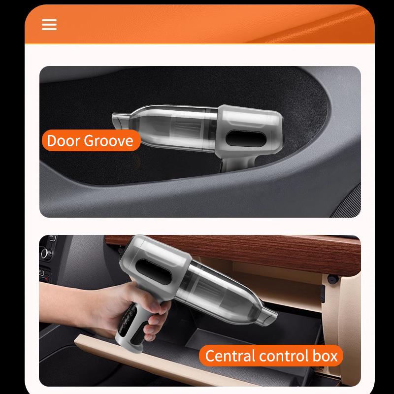 Car Mounted Wireless Handheld L3 Vacuum Cleaner Super Strong Suction, Automotive Products Portable Small Vacuum Cleaner