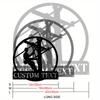 Exclusive Tailored Lineman Monogram Metal Wall Sculptures Contemporary Design Wall Hanging Mount Versatile for Home Gift