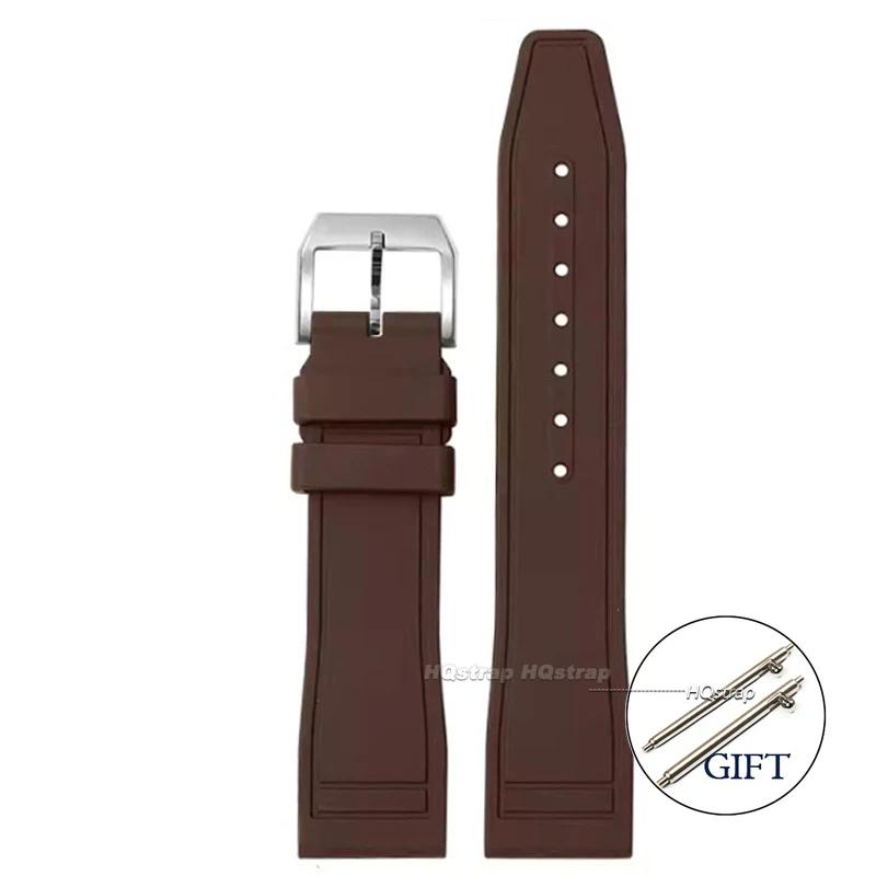Rubber Strap for IWC Watchband for Big Pilot for Portugieser Women Men Quick Release Waterproof Sport Watch Band 20mm 21mm 22mm