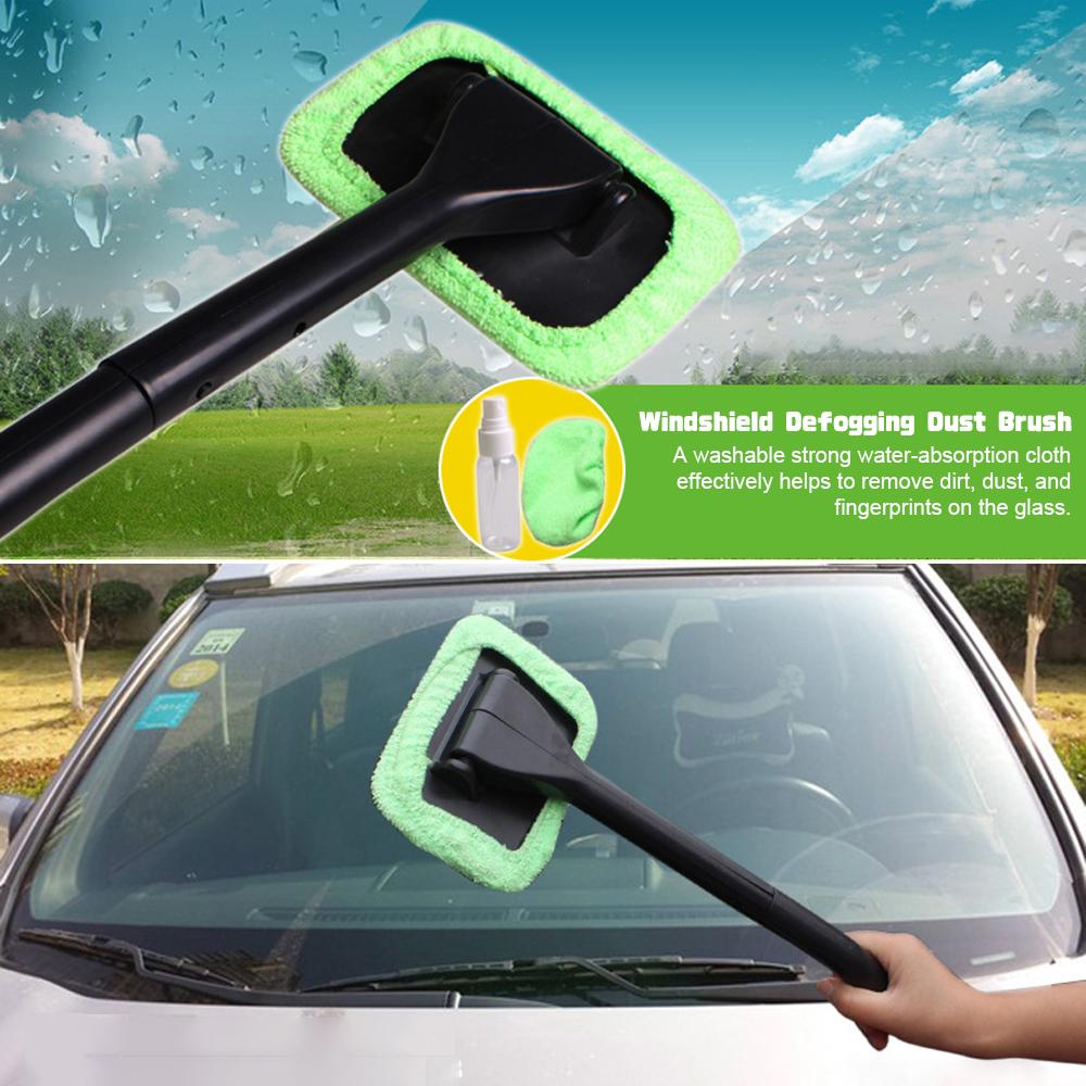 Perie de curățare a parbrizului auto cu mâner detașabil, kit de curățare a ștergătoarelor de sticlă pentru