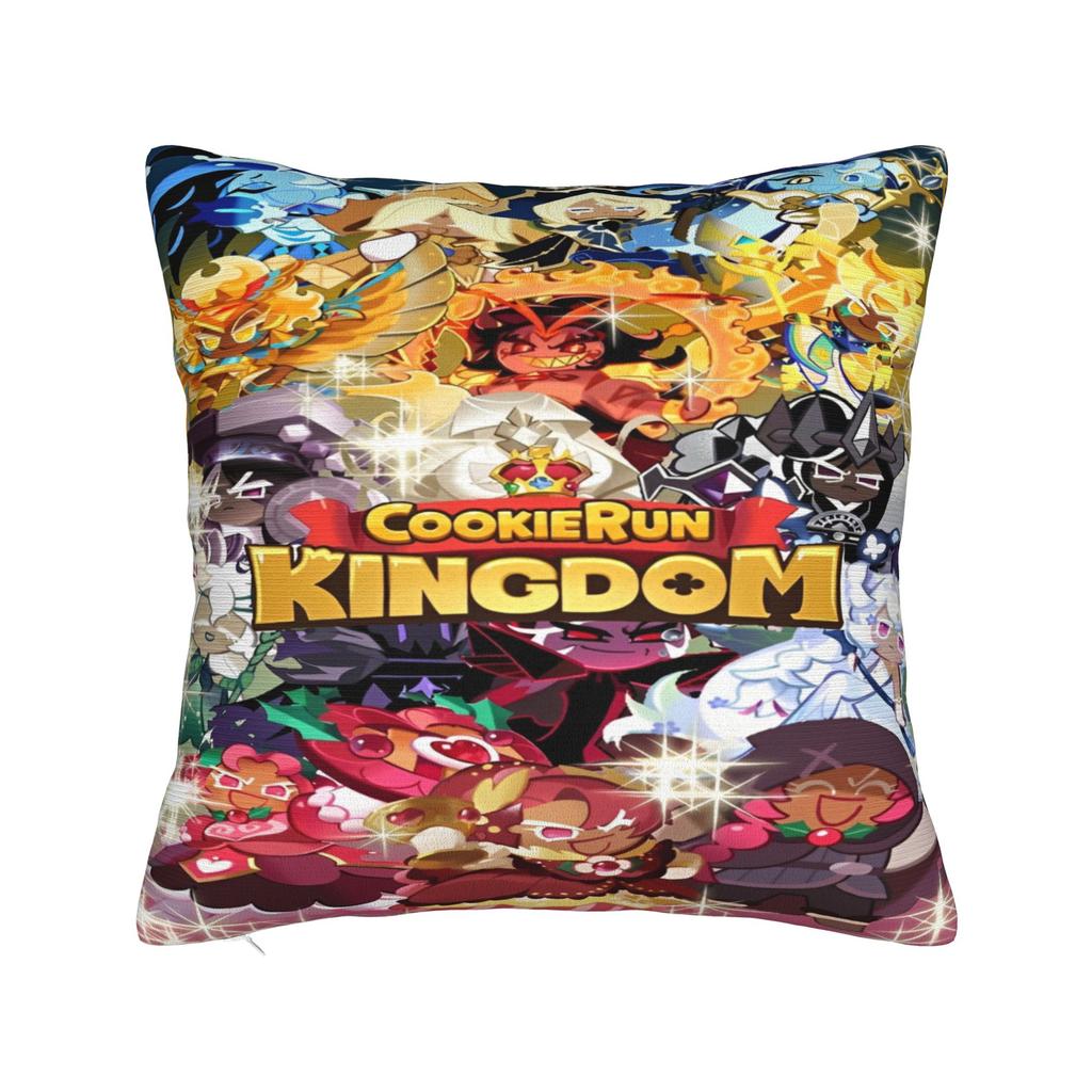Cookie Run Kingdom Printed Pillowcase Cushion Cover anime cartoon Pillow Covers New Style Home Decorations Zippered Multi Size