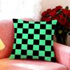 Stylish Black White Checkerboard Cushion Cover Premium Soft Pillowcase SkinFriendly  MultiPurpose for Home Office Travel