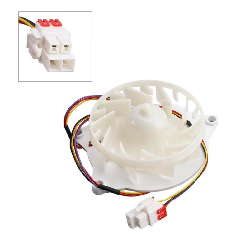 Enduring Evaporator Fan Motor Fridge Repair Part Perfect for Refrigerator Replacement Simple Mounting Plastic Structure