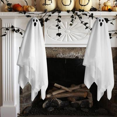 Indoor Outdoor Halloween Prop Spooky Halloween Hanging Ghost Decoration with Dynamic Effect Easy To Install for Indoor
